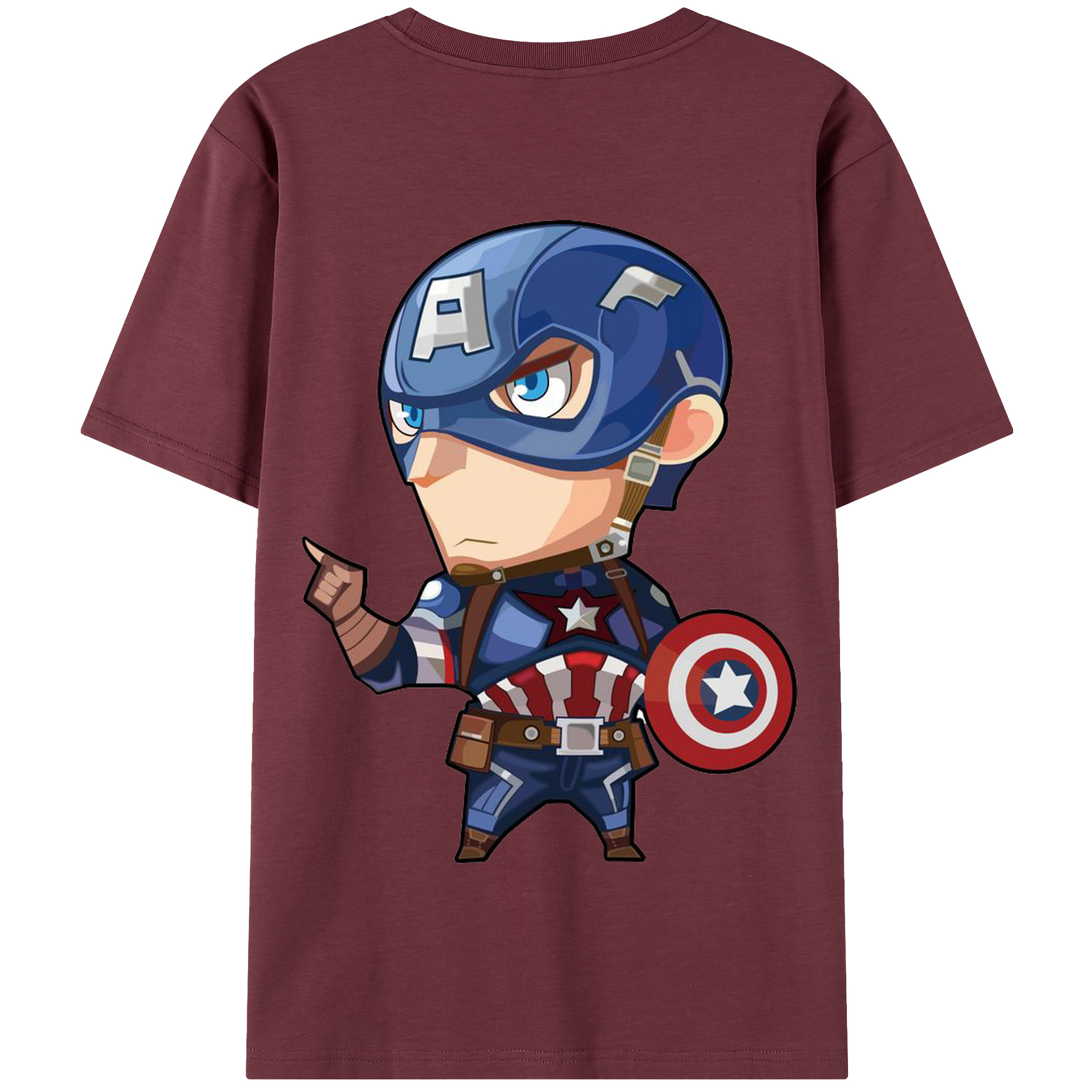 （画像用） アベンジャーズ The Avengers 綿100％半袖Tシャツ（背面プリント）